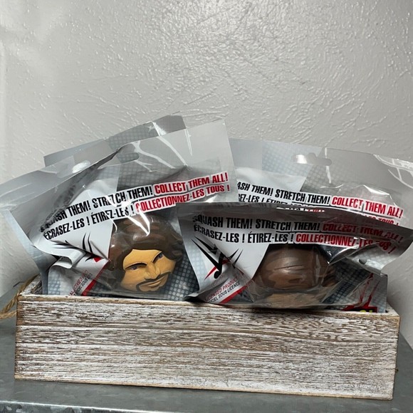 Lot of 23 WWE WWF AJ Styles Squash-Ems One Squeeze Toy BIRTHDAY FILLERS NEW - Picture 8 of 12